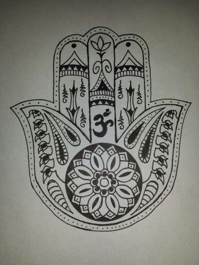 387x516 hindu hand anne's drawings hamsa, hamsa drawing, drawings - Hindu Drawings