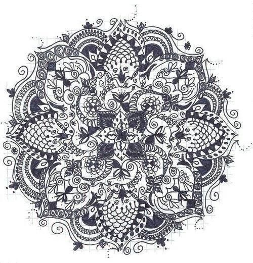 500x521 pix for gt hindu flower drawings tatoo mandala tattoo, tattoo - Hindu Drawings