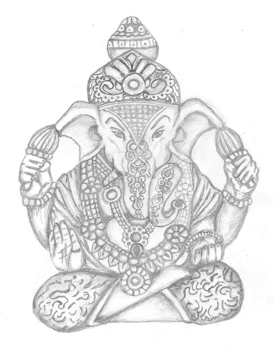 900x1151 huge collection of 'hindu elephant god drawing' download more - Hindu Elephant God Drawing