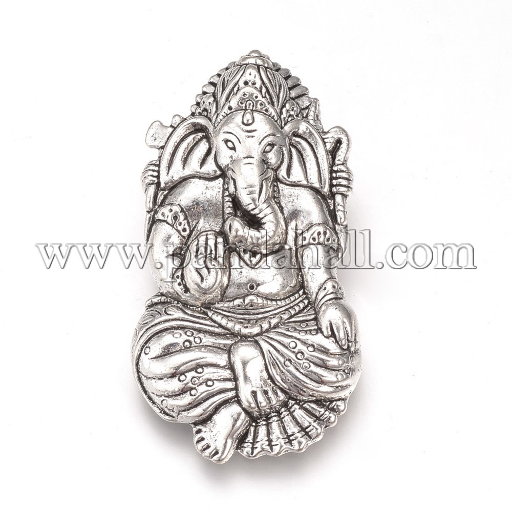 1000x1000 wholesale tibetan style alloy pendants, hindu elephant god lord - Hindu Elephant God Drawing