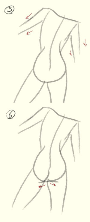 300x740 Draw Woman Hip Learn Drawing - Hip Drawing