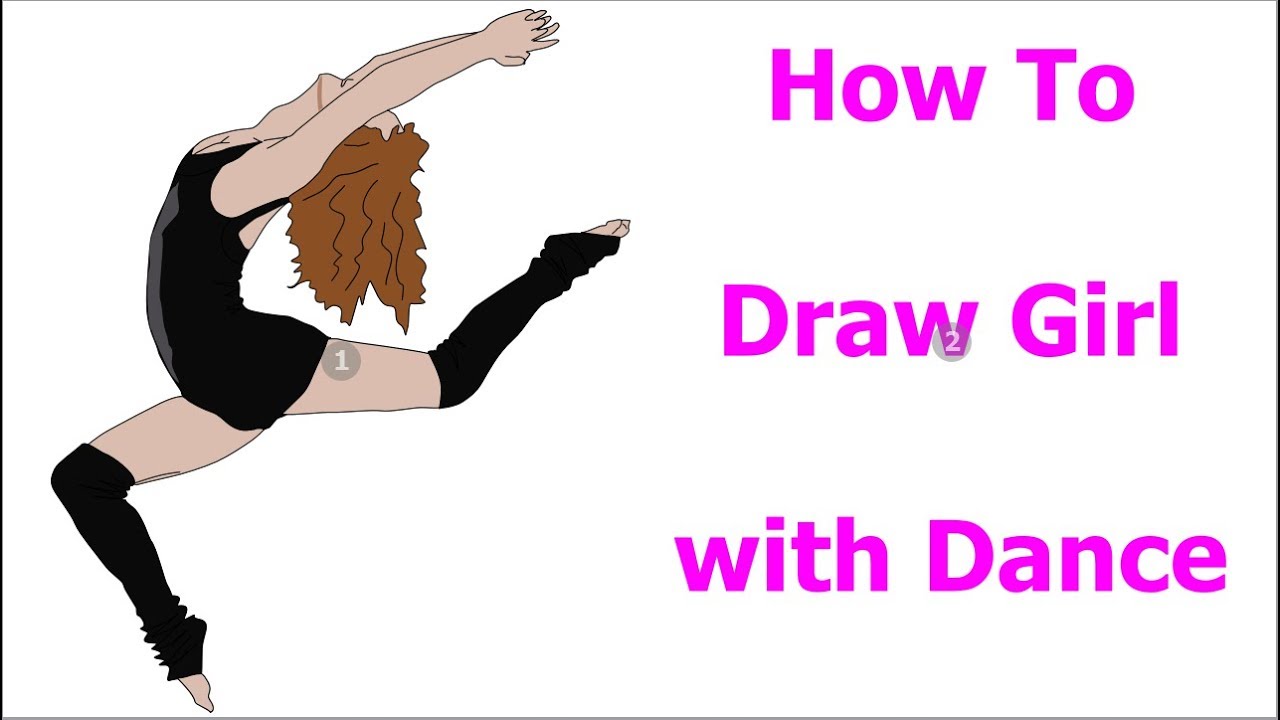 1280x720 Draw Hiphop Girl How To Draw Girl Hot Girls Dance Sketch - Hip Hop Dance Drawings