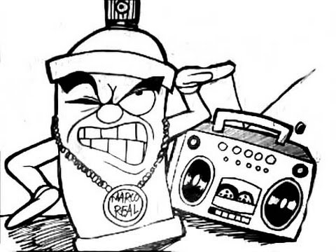 480x360 drawing a spray can dancing hip hop - Hip Hop Drawings