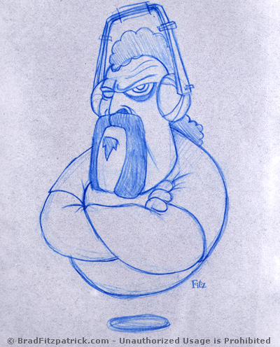 400x496 hip hop dj bouncer tough guy - Hip Hop Drawings