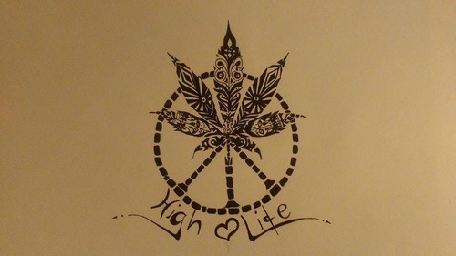 500x281 High Life Uploaded - Hippie Drawings