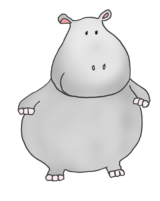531x669 fat cartoon hippo lettering i love doodles cartoon hippo - Hippo Cartoon Drawing