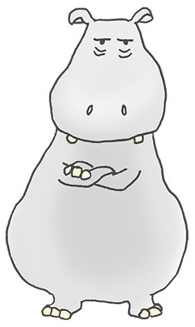 282x471 Hippo Cartoon Drawing - Hippo Cartoon Drawing