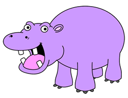 250x192 how to draw hippos drawing tutorials drawing how to draw - Hippo Drawing For Kids