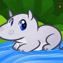 220x220 How To Draw How To Draw A Hippo For Kids - Hippo Drawing For Kids