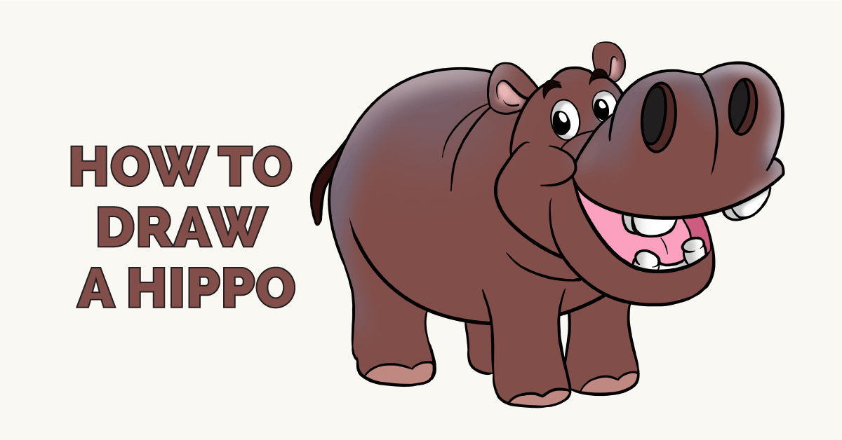 Hippo Face Drawing at Explore collection of Hippo