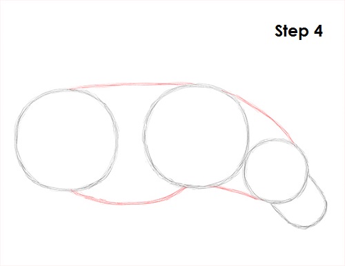 500x386 How To Draw A Hippopotamus - Hippopotamus Drawing