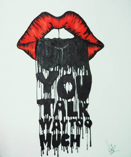 500x601 How To Draw Lips Blowing Smoke - Hipster Drawings