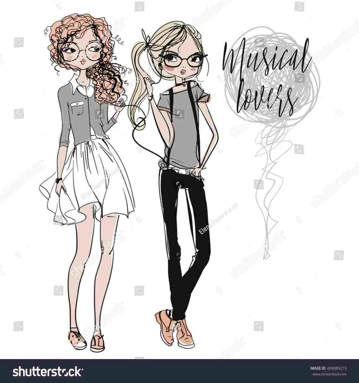 1185x1264 Cute Hipster Girl Drawing - Hipster Girl Drawing