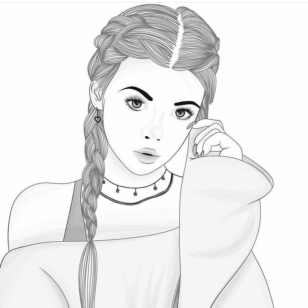 1053x1053 Hipster Girl Drawing Tumblr - Hipster Girl Drawing Tumblr