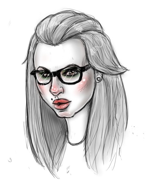 498x618 Hipster Girl Drawing Wallpaper Tumblr Hd - Hipster Girl Drawing Tumblr