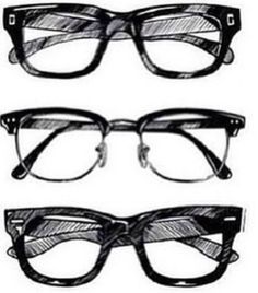 236x268 Day Glasses Drawing - Hipster Glasses Drawing