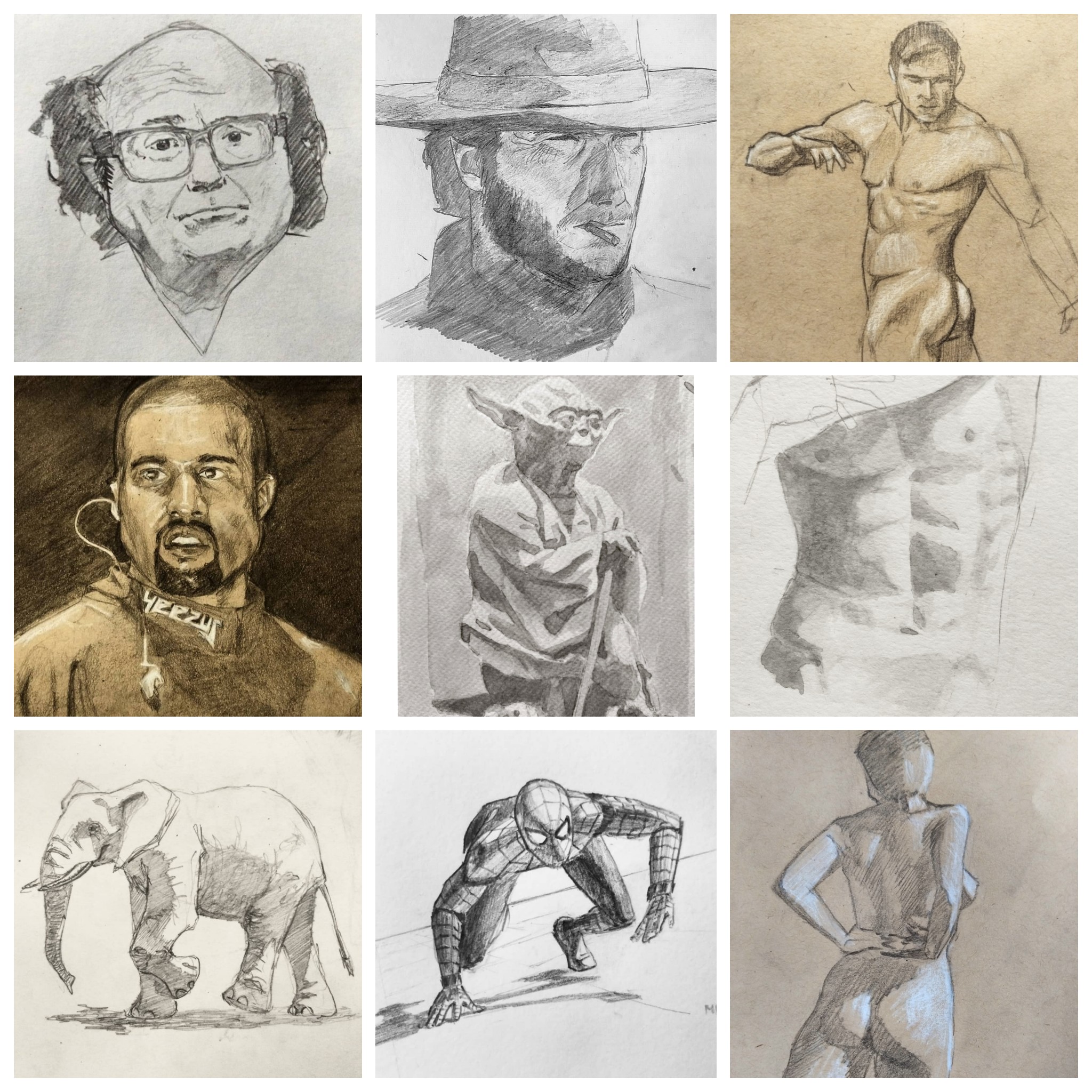 2048x2048 for hire ink wash and pencil drawings commissions - Hire Drawing