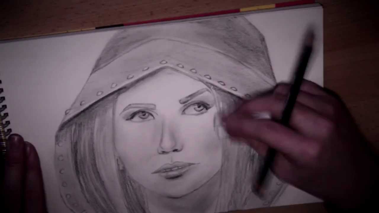 1280x720 speed draw ariel bloomer - Hire Drawing