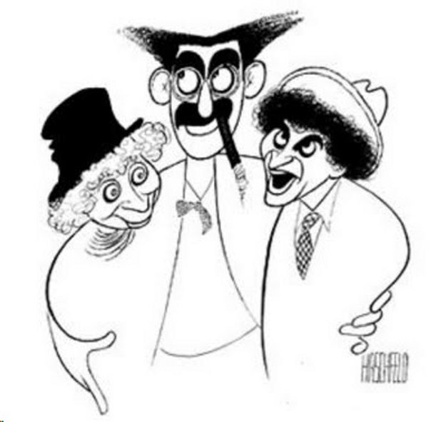 625x591 The Art Of Al Hirschfeld The 'line King' Reigns On Highbrow - Hirschfeld Drawings