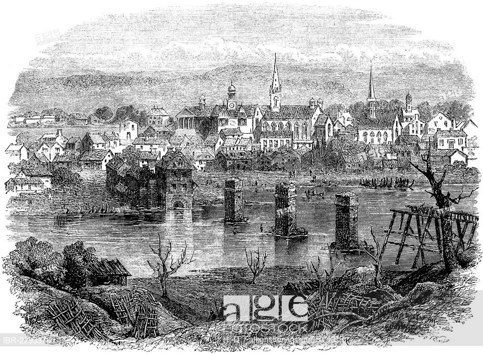 953x699 Historical Drawing, Us American History, Century, Cityscape - Historical Drawing