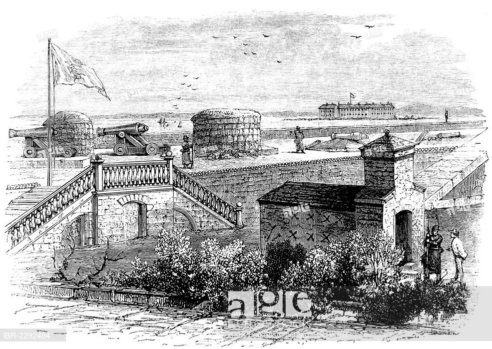 985x699 Historical Drawing, Us American History, Century, View - Historical Drawing