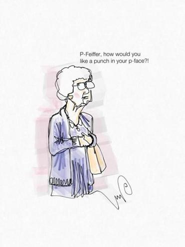 371x494 for three years and counting, stoneham artist has drawn a golden - Hit The Folks Drawing