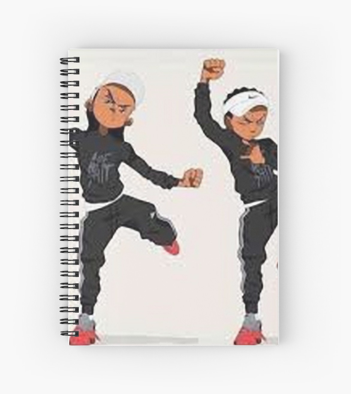 1171x1313 hit dem folks style spiral notebooks - Hit The Folks Drawing