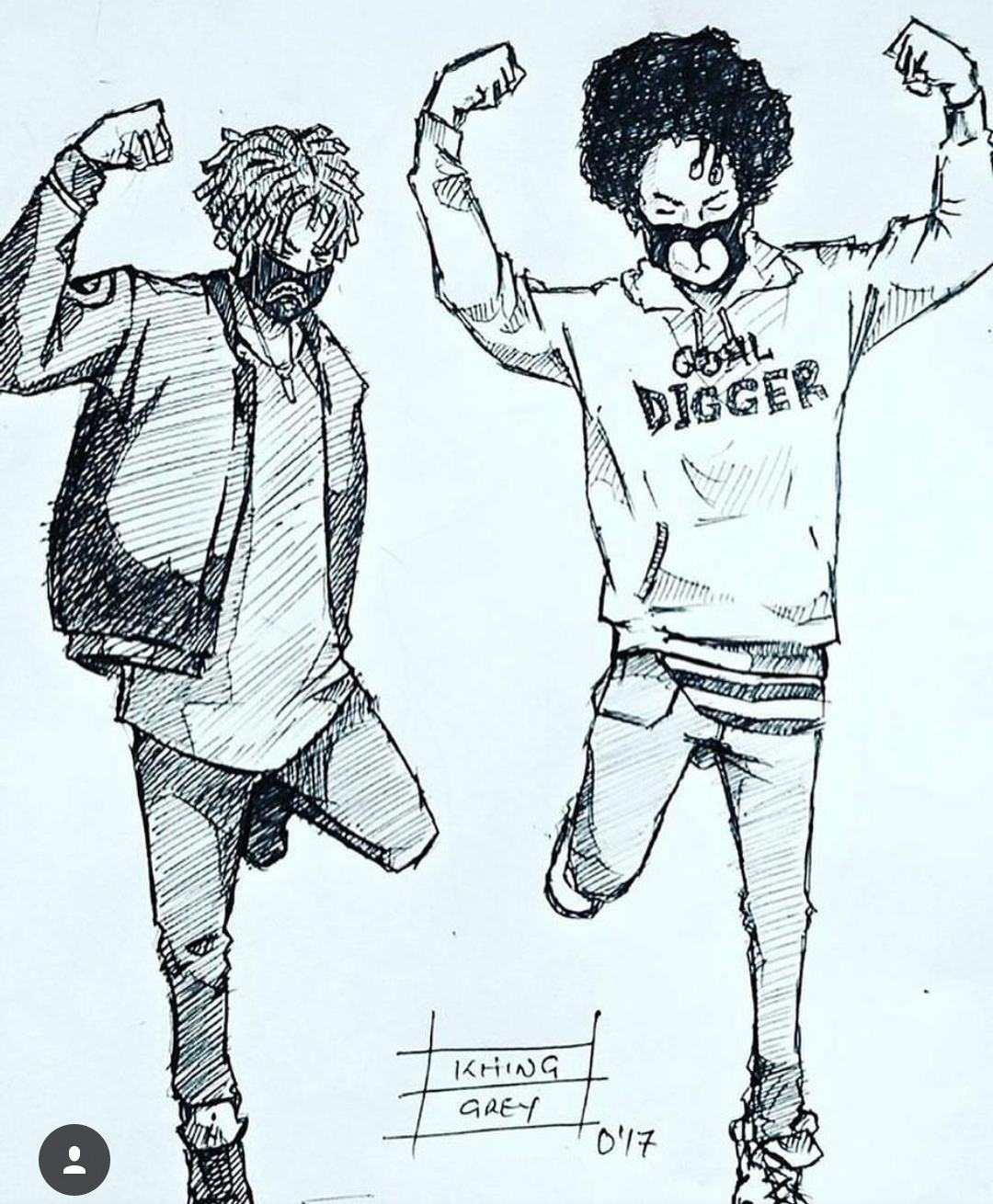 1080x1310 ayo and teo in ayo, teo, rapper - Hit The Folks Drawing