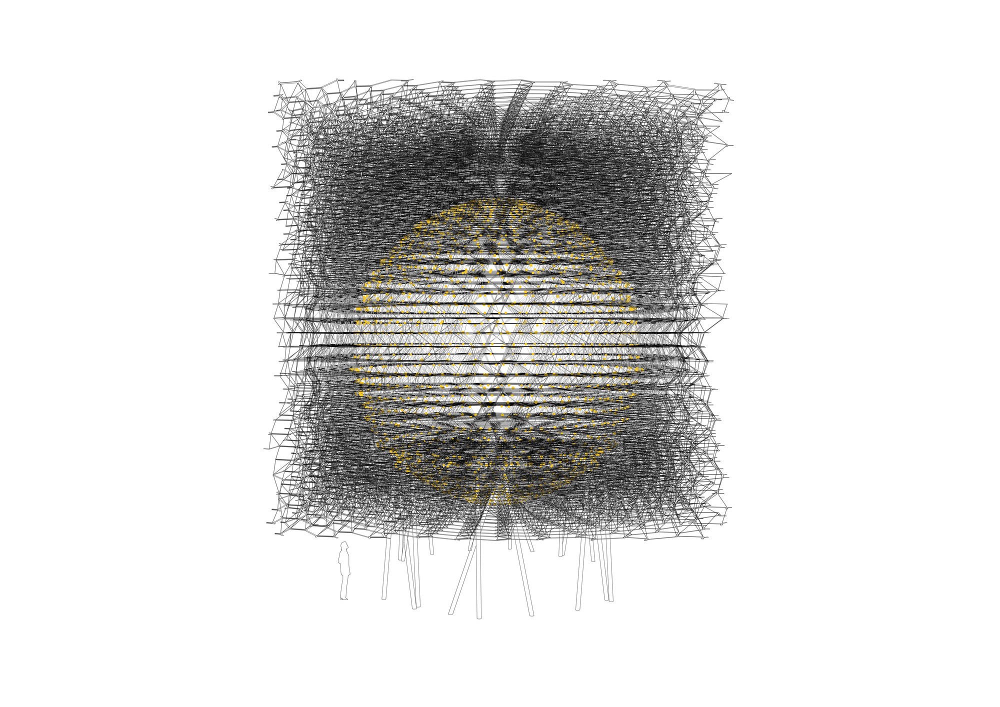 2000x1414 gallery of uk pavilion - Hive Drawing