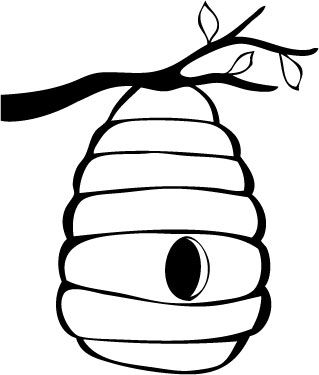319x375 how to draw beehive beehive drawing - Hive Drawing