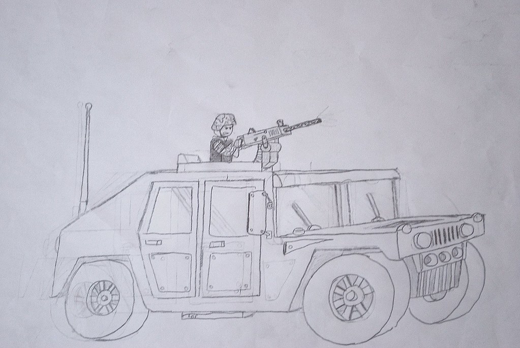 1023x685 I Finally Found My Old Hmmwv Drawing! Yay! Campc Welcome - Hmmwv Drawing
