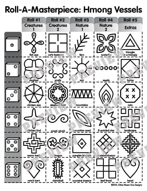 500x647 hmong art drawing game art resources glitter meets glue designs - Hmong Drawing