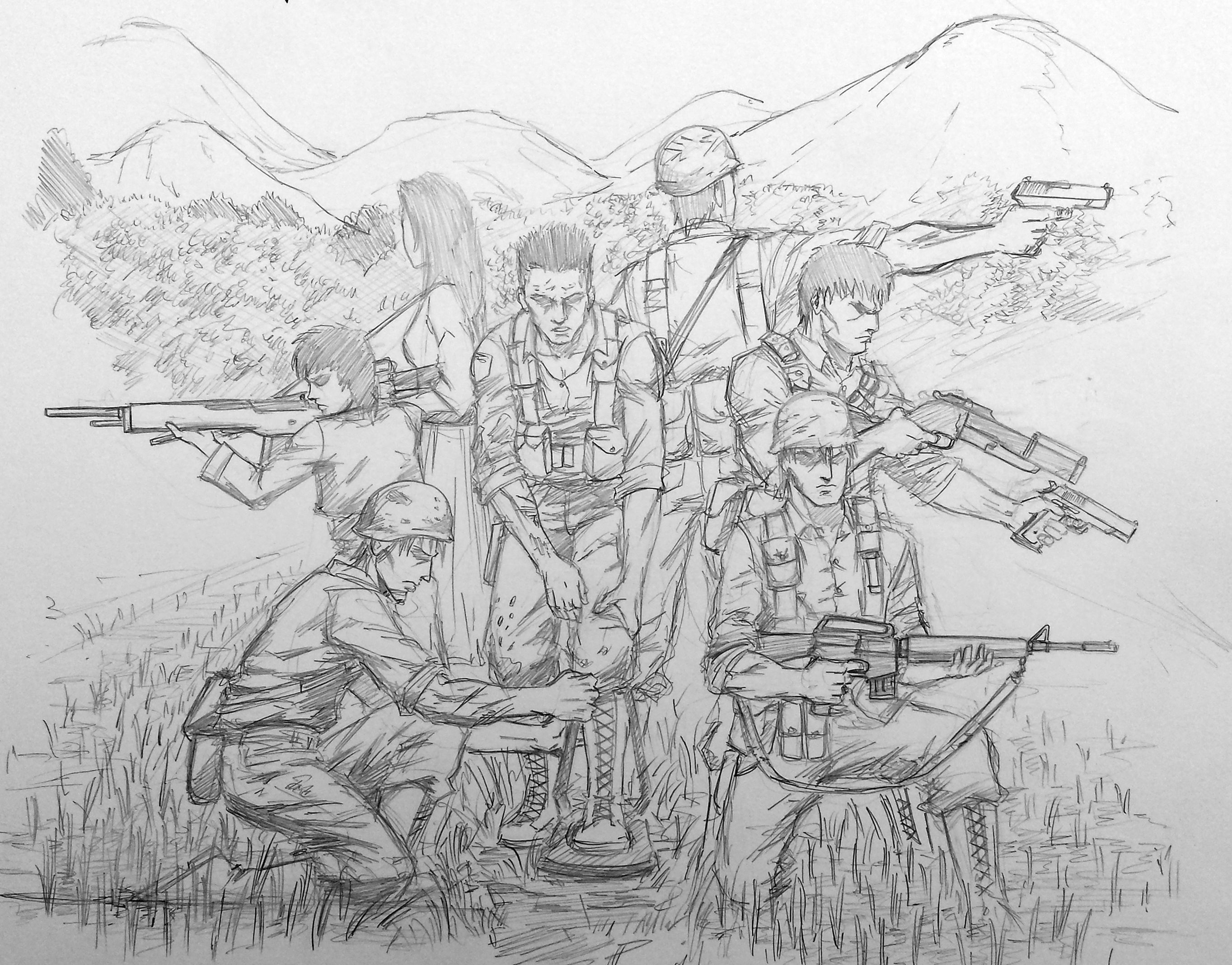 2727x2136 sky soldiers tales of an elite team indiegogo - Hmong Drawing