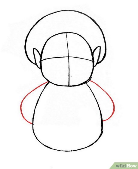 459x561 How To Draw A Hobbit Steps - Hobbit Cartoon Drawing