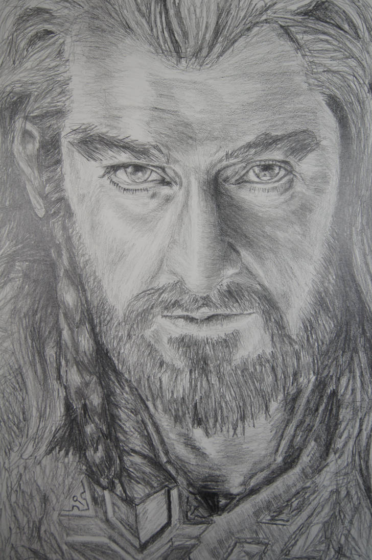 728x1097 Thorin Oakenshield - Hobbit Drawing