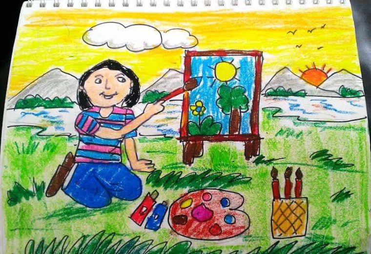 760x520 May Contest Entry Me And My Hobby - Hobby Drawing