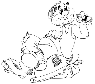 400x353 How To Draw A Cartoon Hobo Howstuffworks - Hobo Drawing