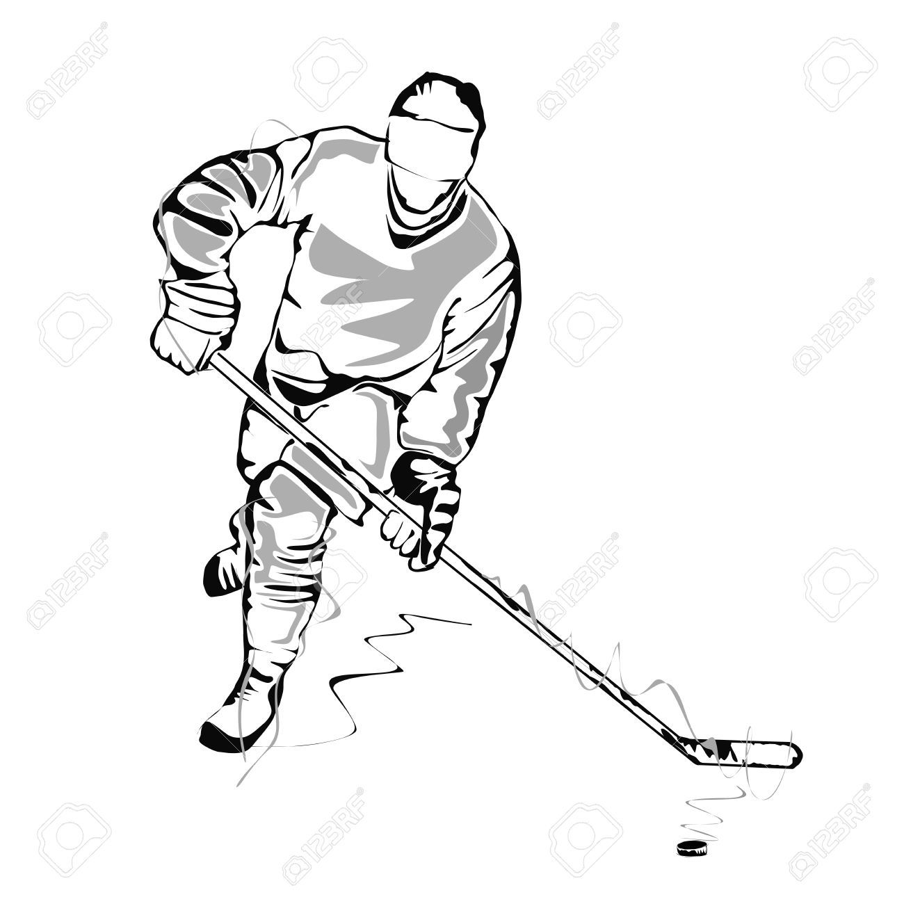 1300x1300 hockey player sketch in sketch ideas hockey drawing - Hockey Drawing