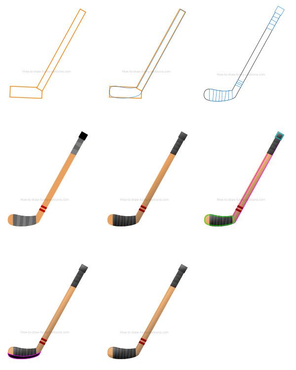 600x750 How To Draw A Hockey Stick Clip Art In Drawing Art - Hockey Drawing Pictures