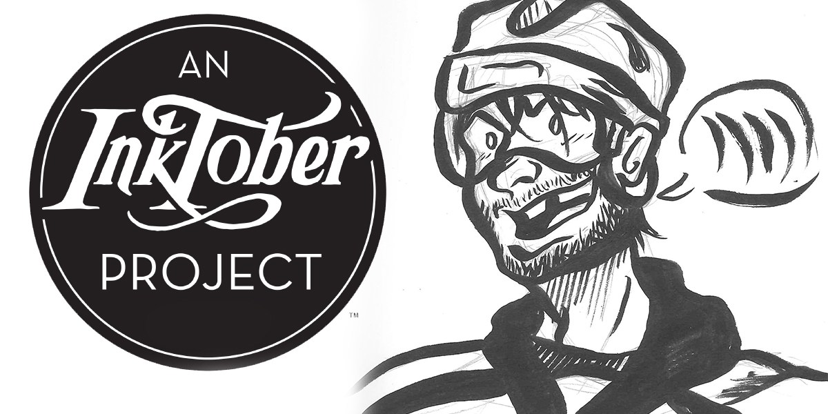 1200x600 is it inktober yet' a hockey drawing for every day in october - Hockey Drawing Pictures