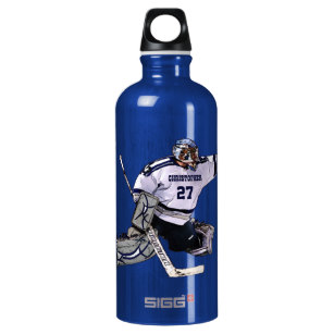 307x307 goalie water bottles travel mugs zazzle - Hockey Goalie Drawing