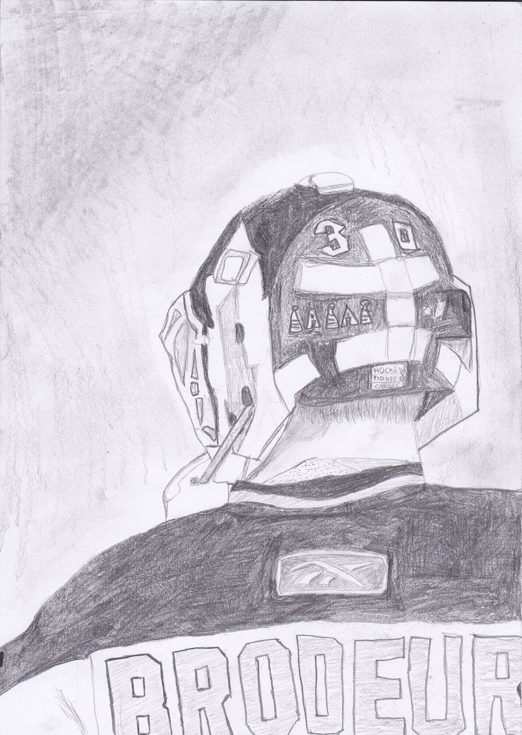 753x1061 hockey goalie drawing - Hockey Goalie Drawing