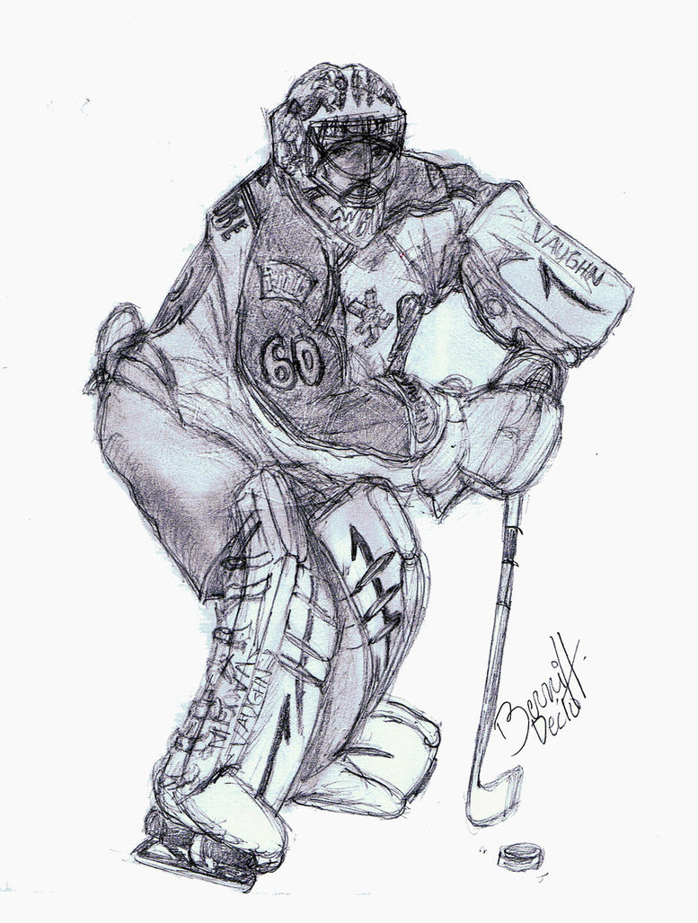 Hockey Goalie Drawing at Explore collection of