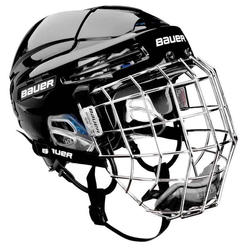 800x800 Bauer Hockey Helmet With Cage - Hockey Helmet Drawing
