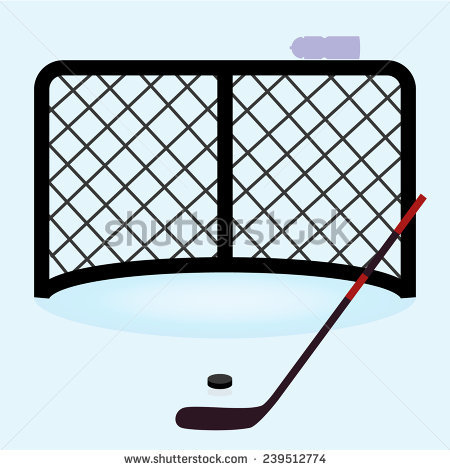450x470 Hockey Stick And Puck Drawing At Getdrawings Free For Personal - Hockey Net Drawing