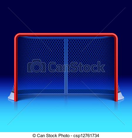 450x470 Ice Hockey Net Vector Clip Art Illustrations Ice Hockey Net - Hockey Net Drawing