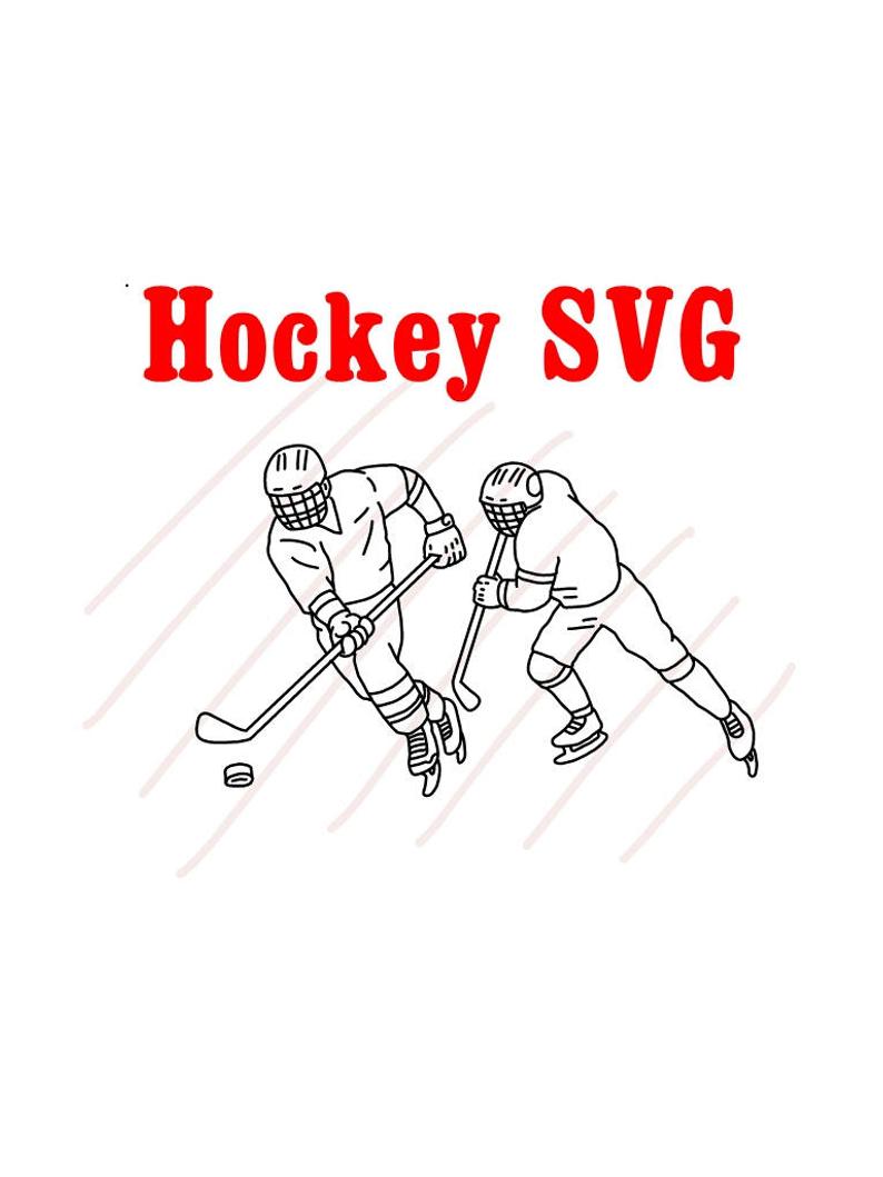 794x1059 Hockey Players Hand Drawing Svgjpg Instant Download Etsy - Hockey Player Drawing