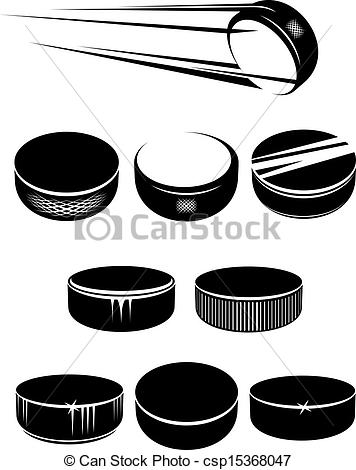 356x470 ice hockey pucks set isolated on white background for sports design - Hockey Puck Drawing