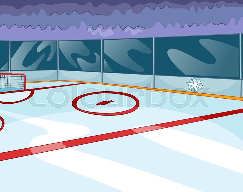 800x633 gallery cartoon hockey rink - Hockey Rink Drawing