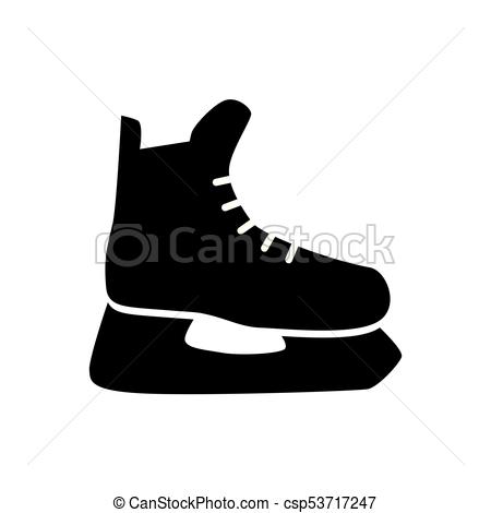 450x470 ice hockey skates icon vector illustration - Hockey Skate Drawing